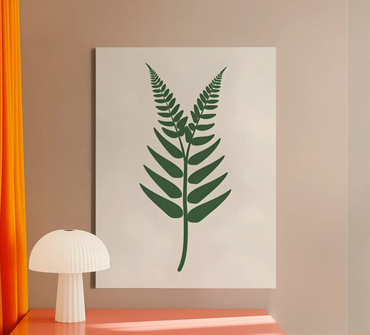 Varenvrucht canvas met Baklijst van The Green Room