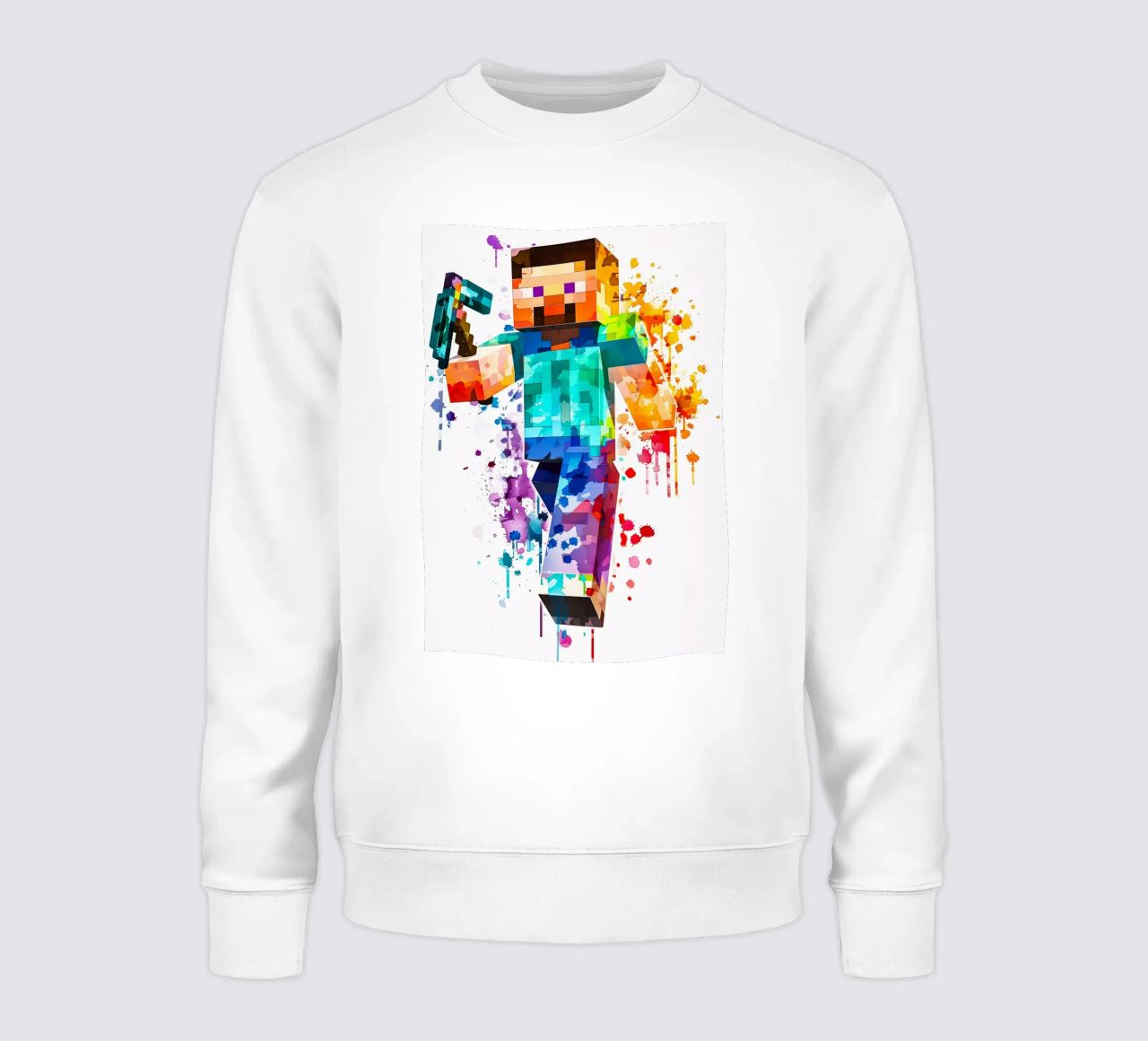 Minecraft Steve Painting felpa da CreativeStudio