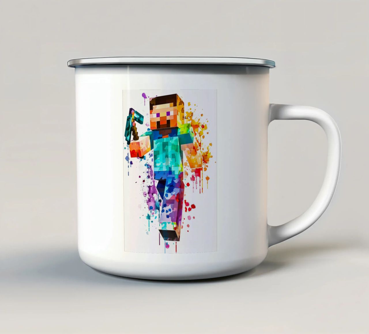 Minecraft Steve Painting tazza in smalto da CreativeStudio