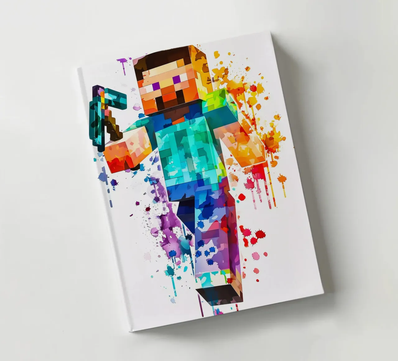 Minecraft Steve Painting Notizbuch von CreativeStudio