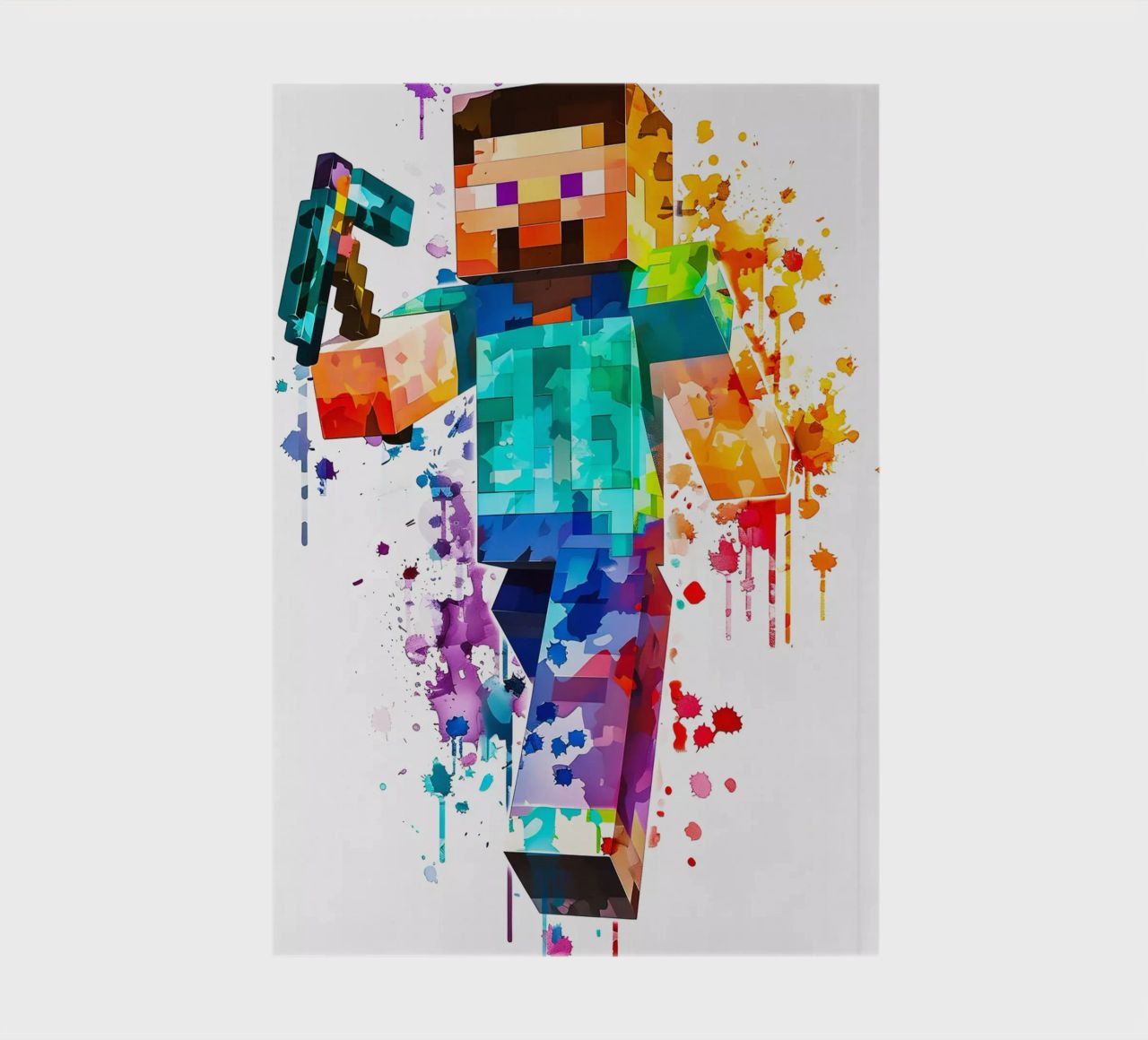 Minecraft Steve Painting notebook by CreativeStudio