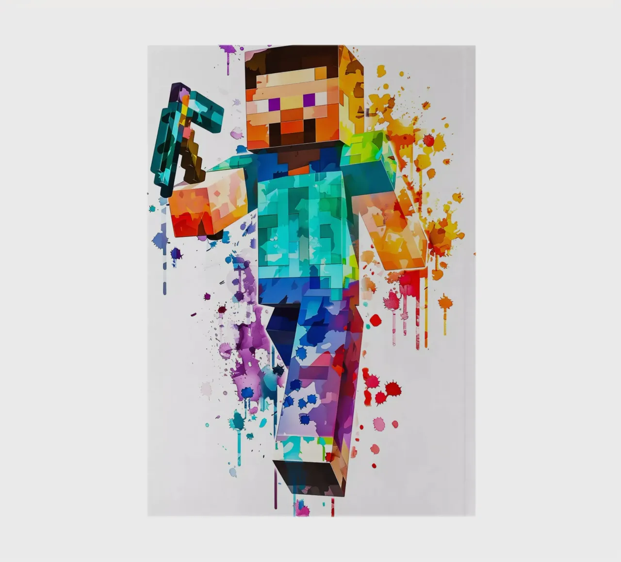 Minecraft Steve Painting Notizbuch von CreativeStudio