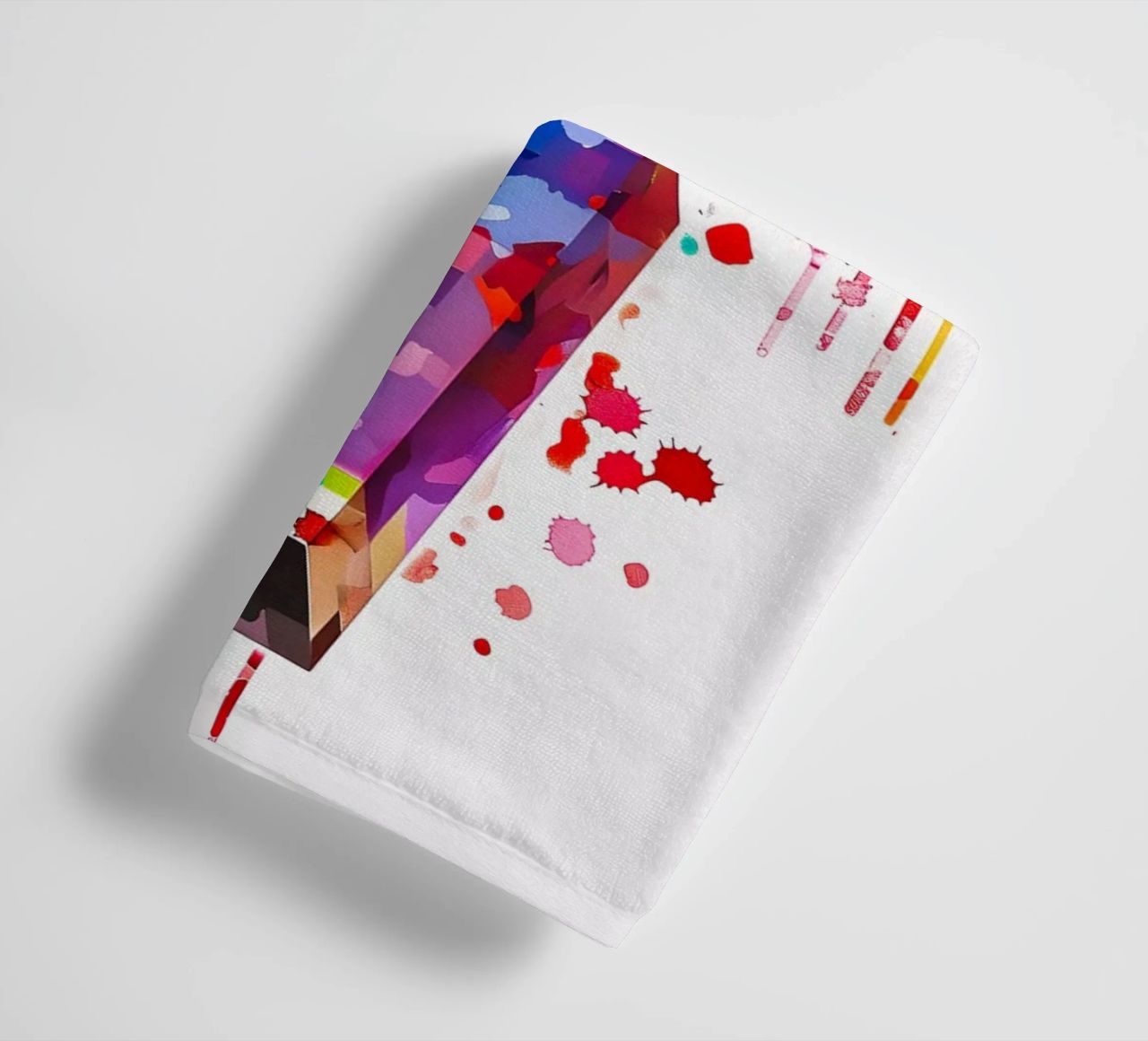 Minecraft Steve Painting towel by CreativeStudio