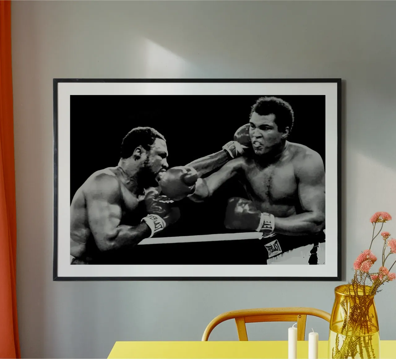 Thrilla in Manila poster con telaio in plastica da Coreyalbert