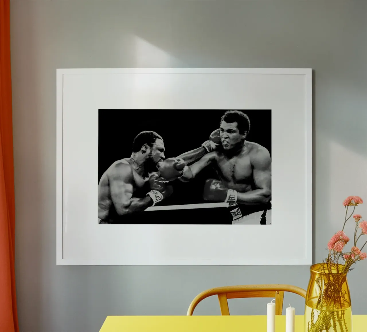 Thrilla in Manila poster con telaio in plastica da Coreyalbert