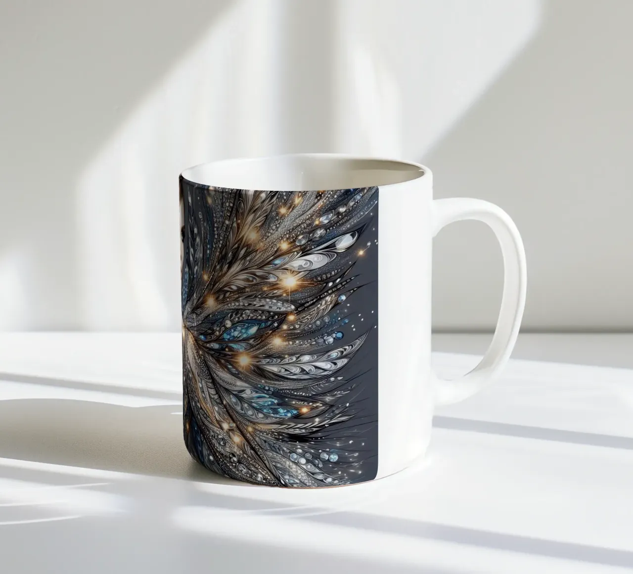 Donna in un design glamour tazza in ceramica da BenCoStyle