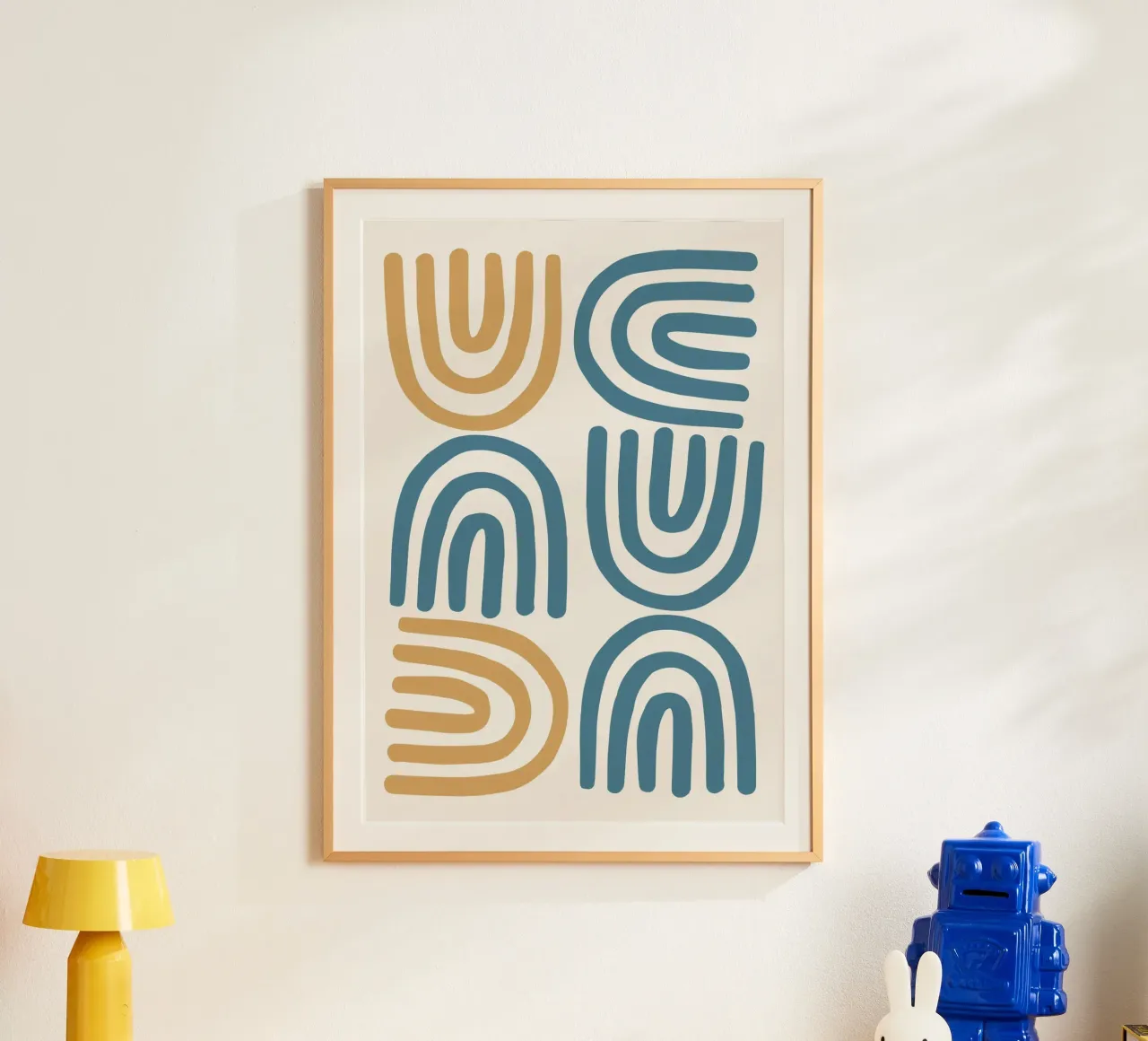 Boho Arch Shapes: Minimalist Abstract Art Print hahnemühle by dawnthesea