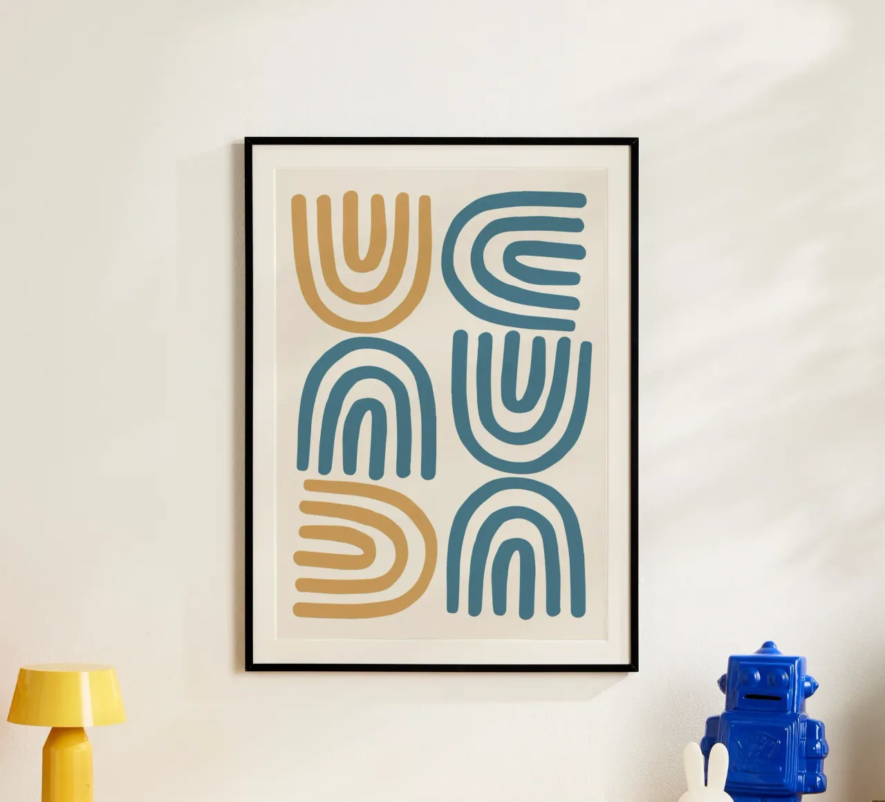 Boho Arch Shapes: Minimalist Abstract Art Print hahnemühle by dawnthesea
