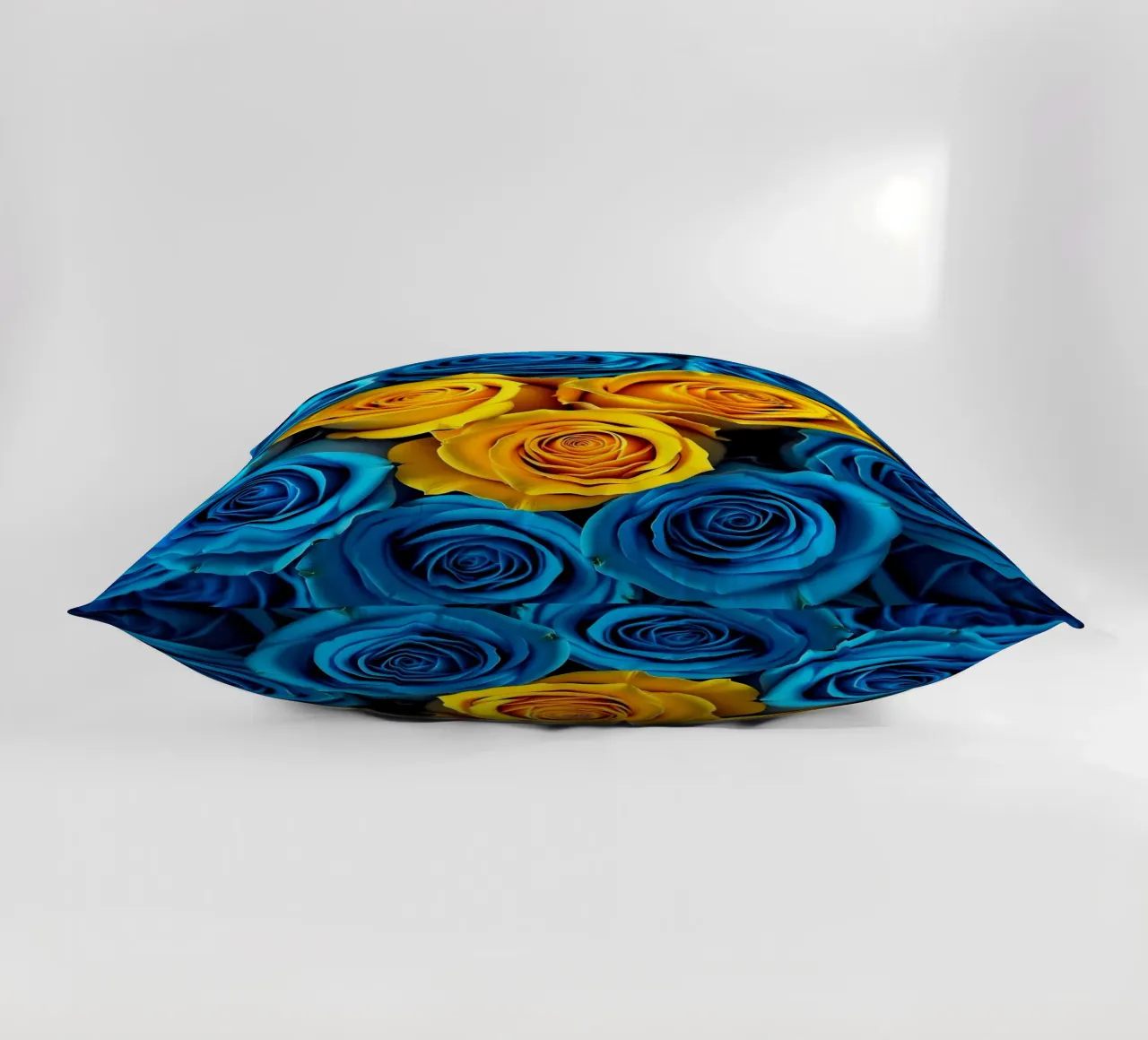 rose_blu_gialle_2 cuscino da Farb- und Blütenzauber by LK