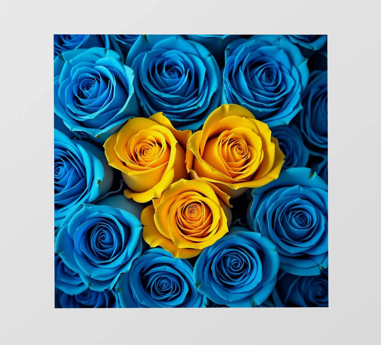 rose_blu_gialle_2 telo in pvc da Farb- und Blütenzauber by LK