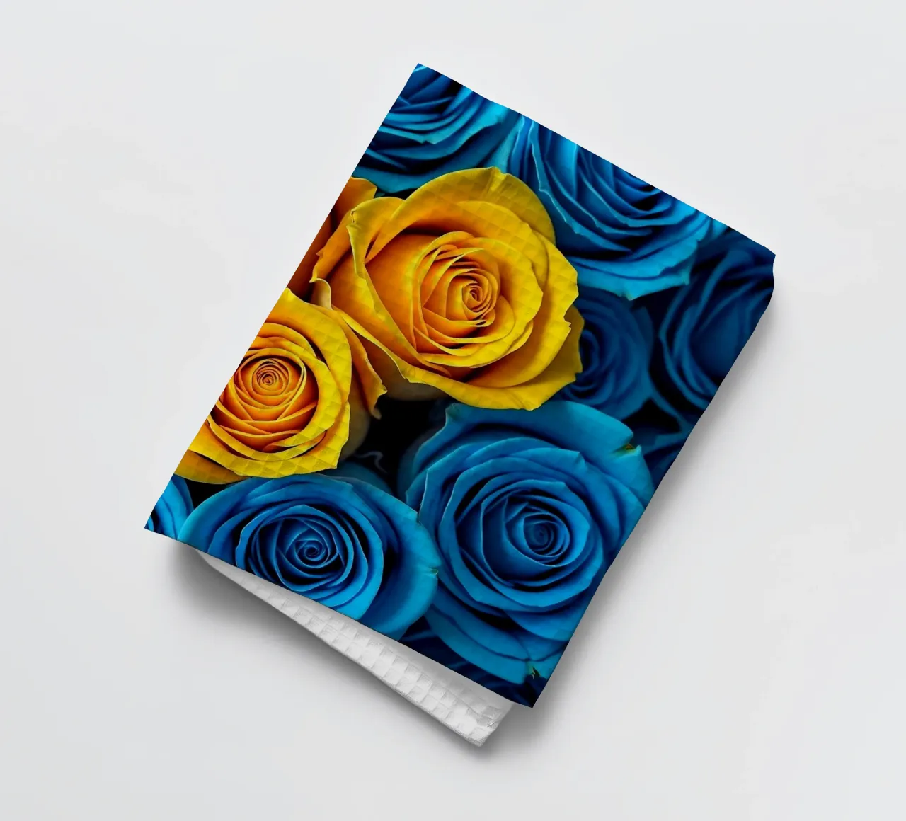 roses_bleues_jaunes_2 torchon de Farb- und Blütenzauber by LK
