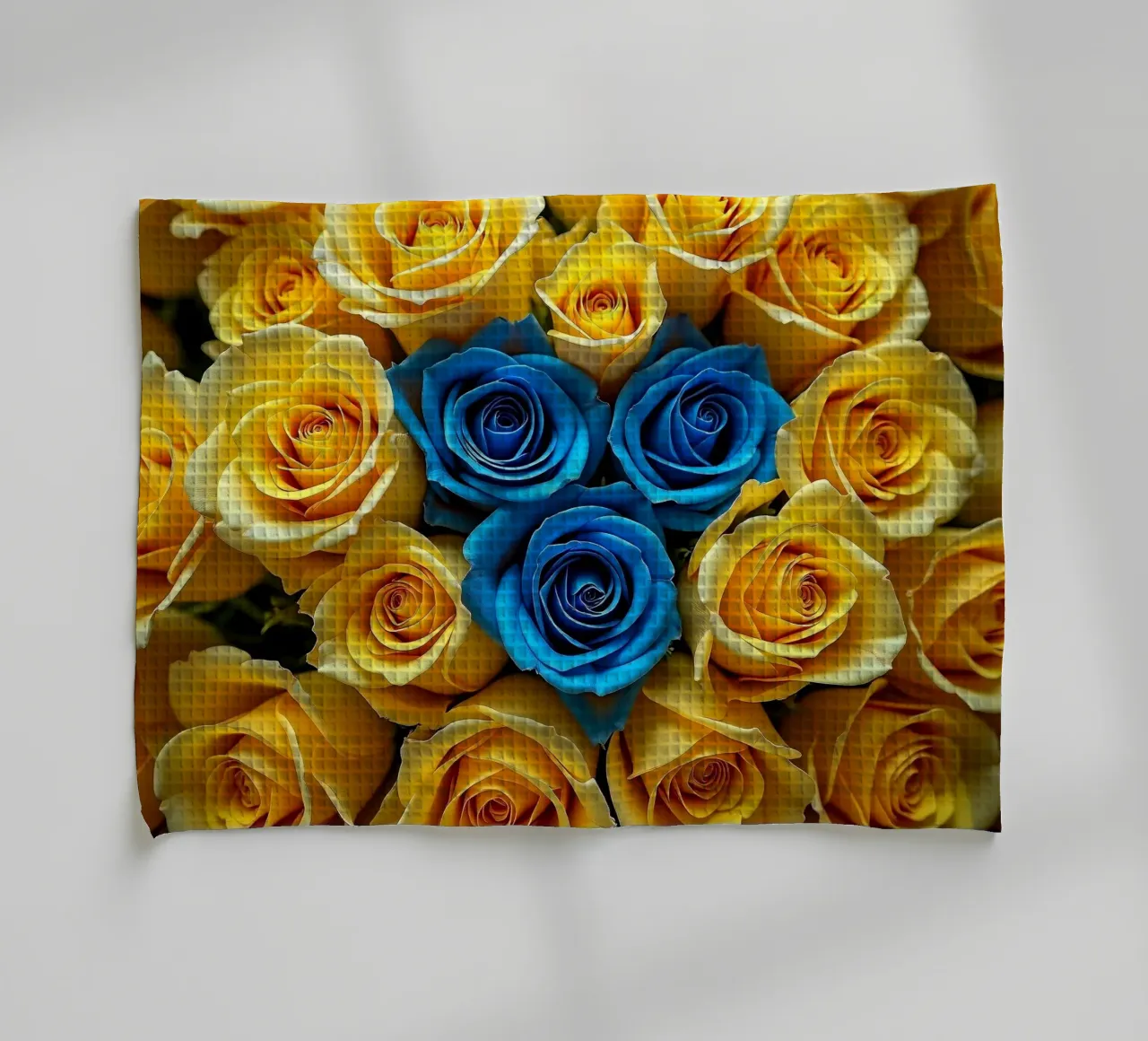 roses_jaune_bleu_2 torchon de Farb- und Blütenzauber by LK
