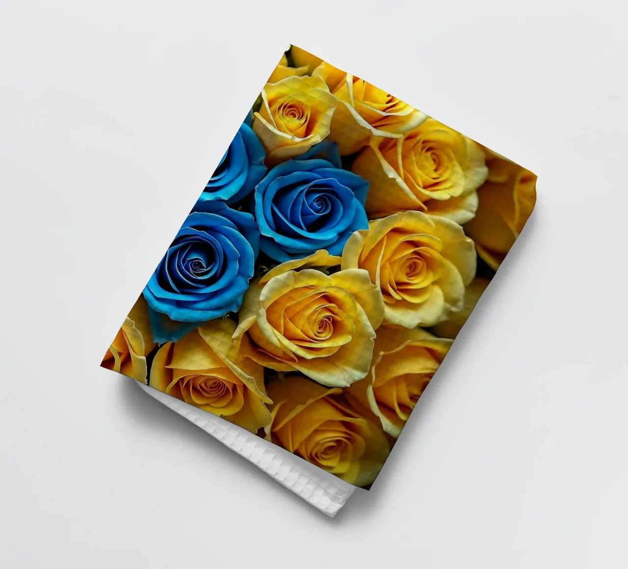 roses_jaune_bleu_2 torchon de Farb- und Blütenzauber by LK
