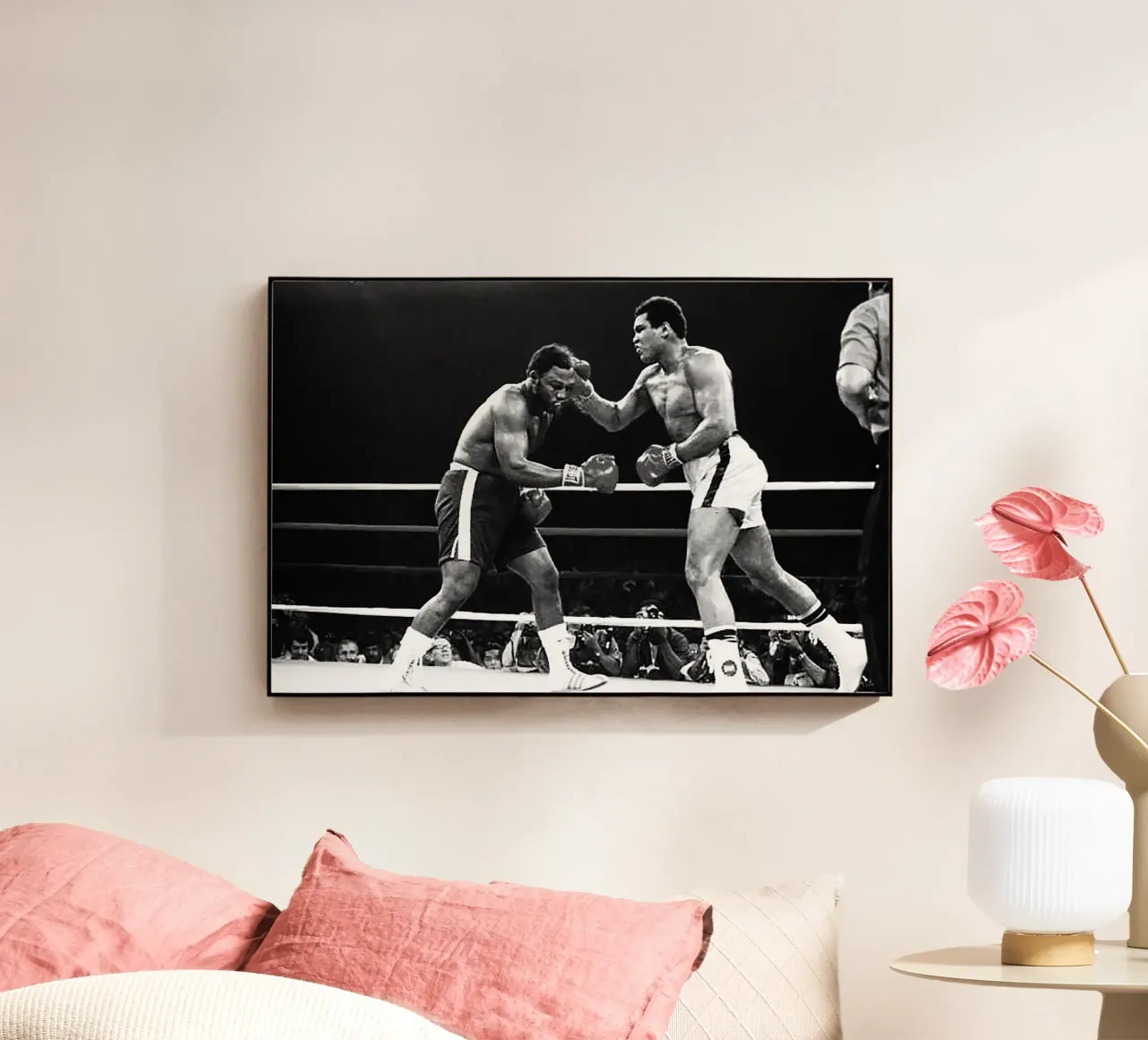 Muhammad Ali vs. Joe Frazier Acryl-Glas von Coreyalbert