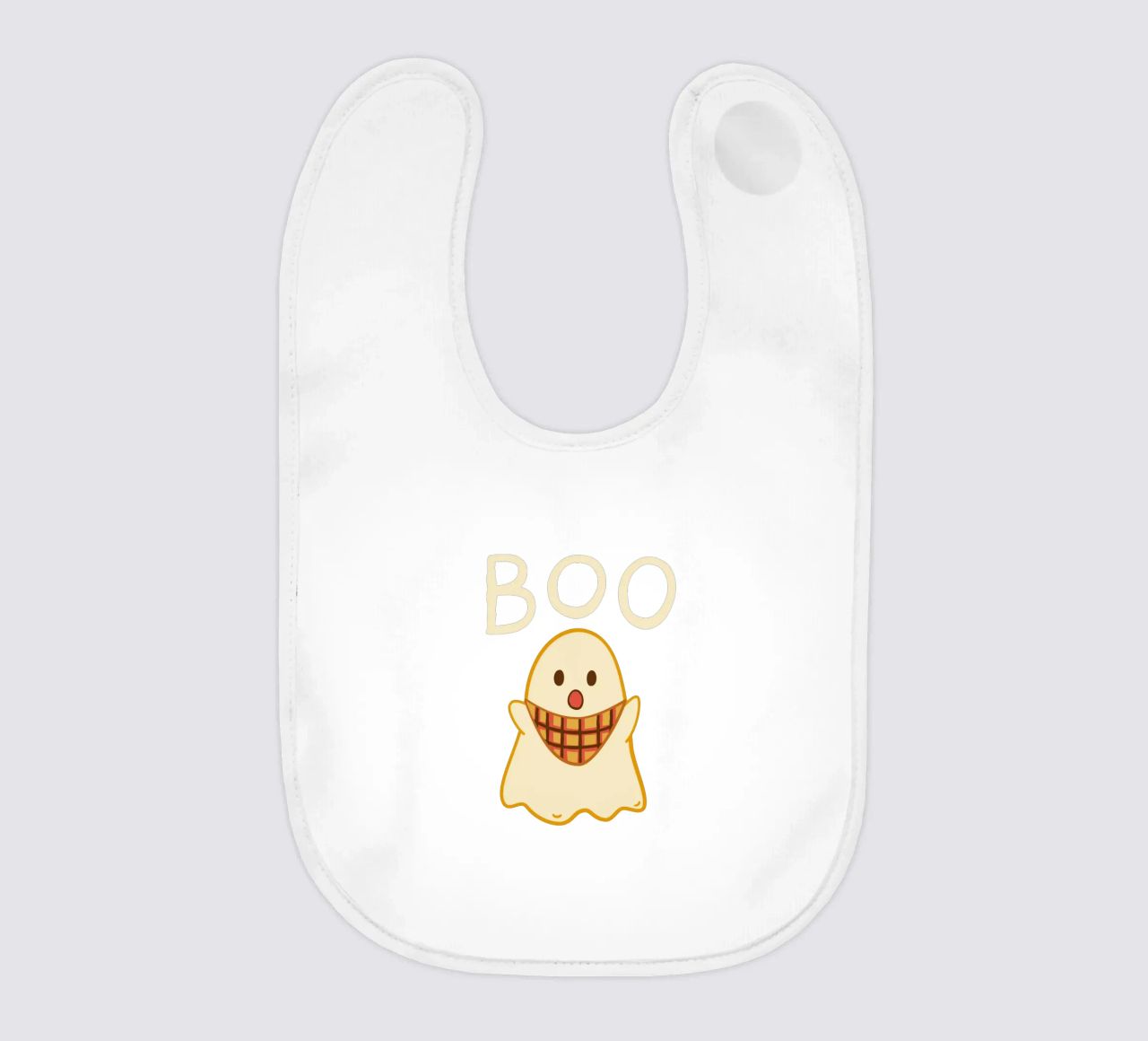 ¡Boo! Lindo fantasma con bufanda triangular babero de klossisch