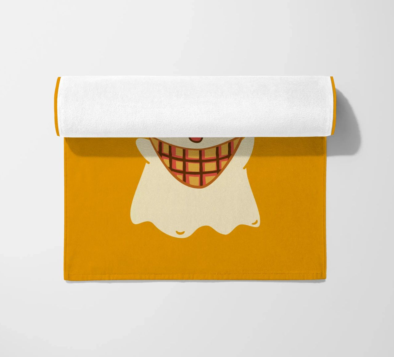 ¡Boo! Lindo fantasma con bufanda triangular toalla de playa de klossisch