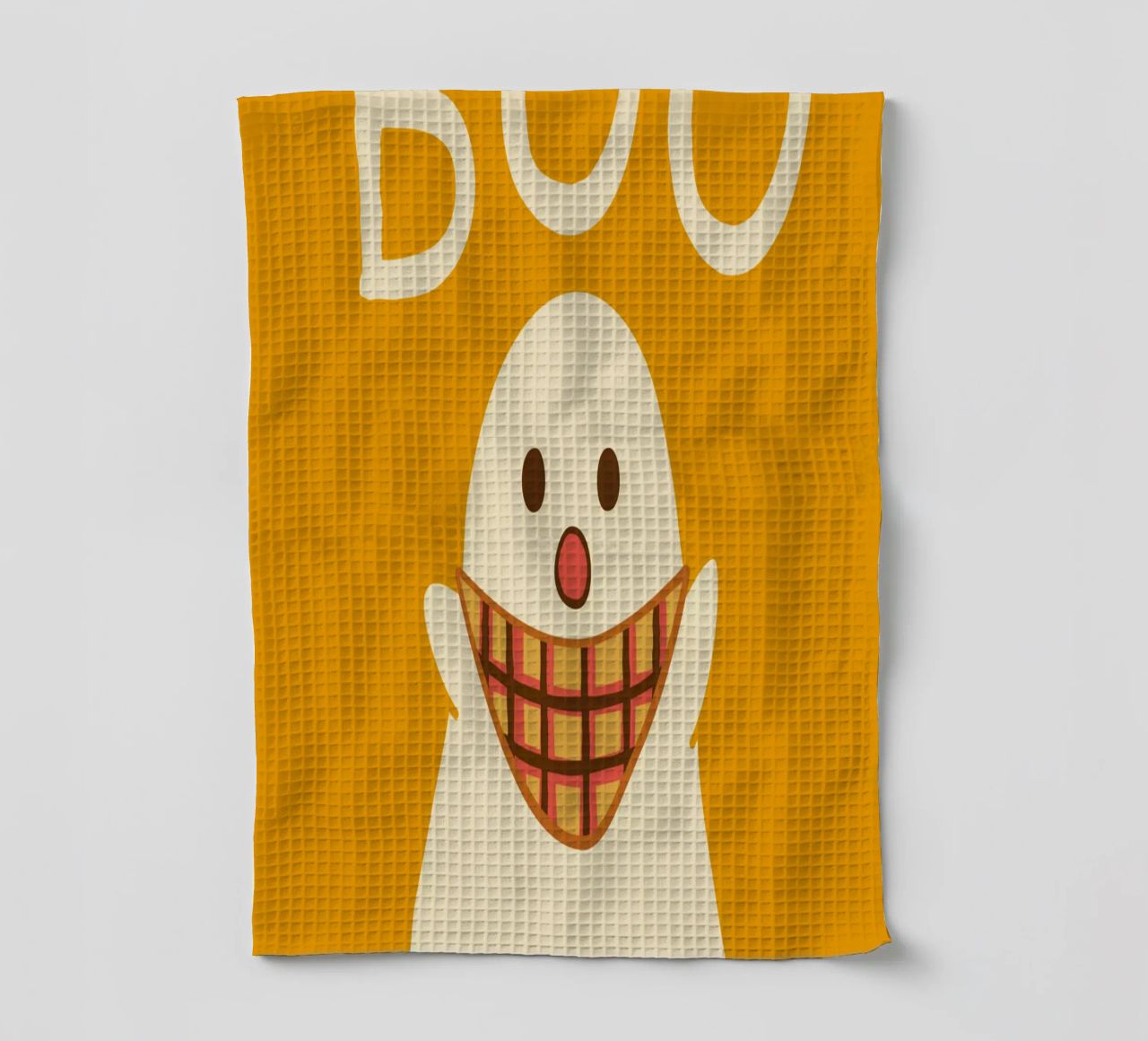 ¡Boo! Lindo fantasma con bufanda triangular paño de cocina de klossisch