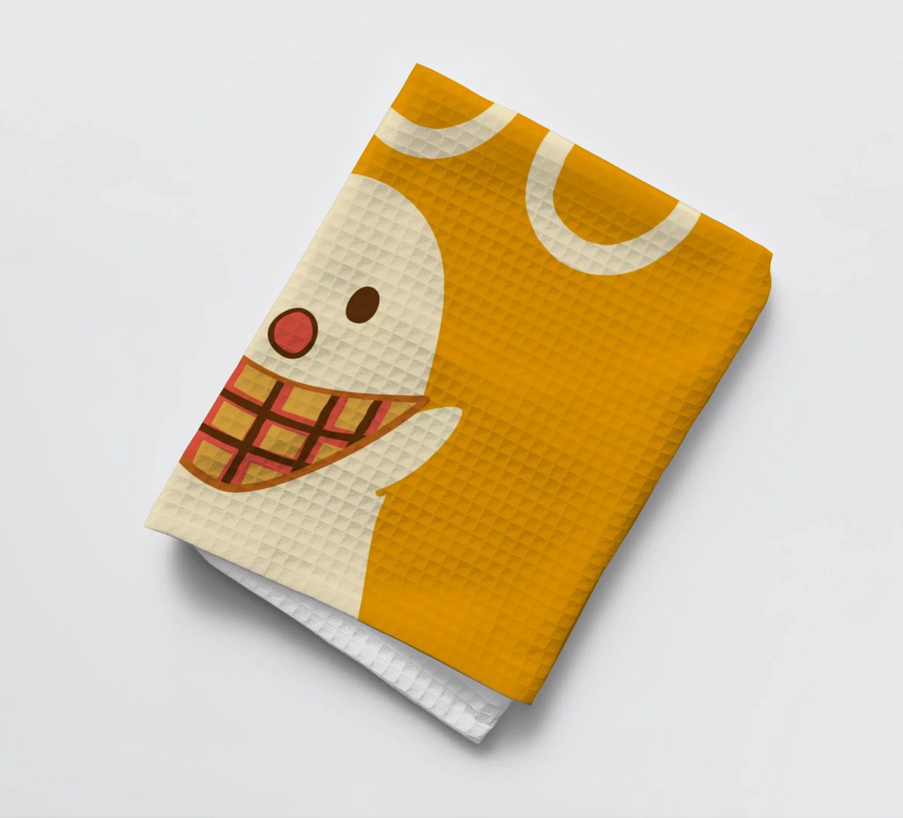 ¡Boo! Lindo fantasma con bufanda triangular paño de cocina de klossisch