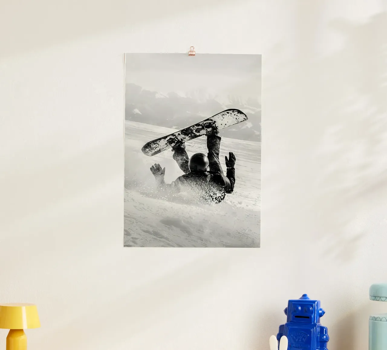 Il brivido della corsa poster con telaio in alluminio da World of Pearce