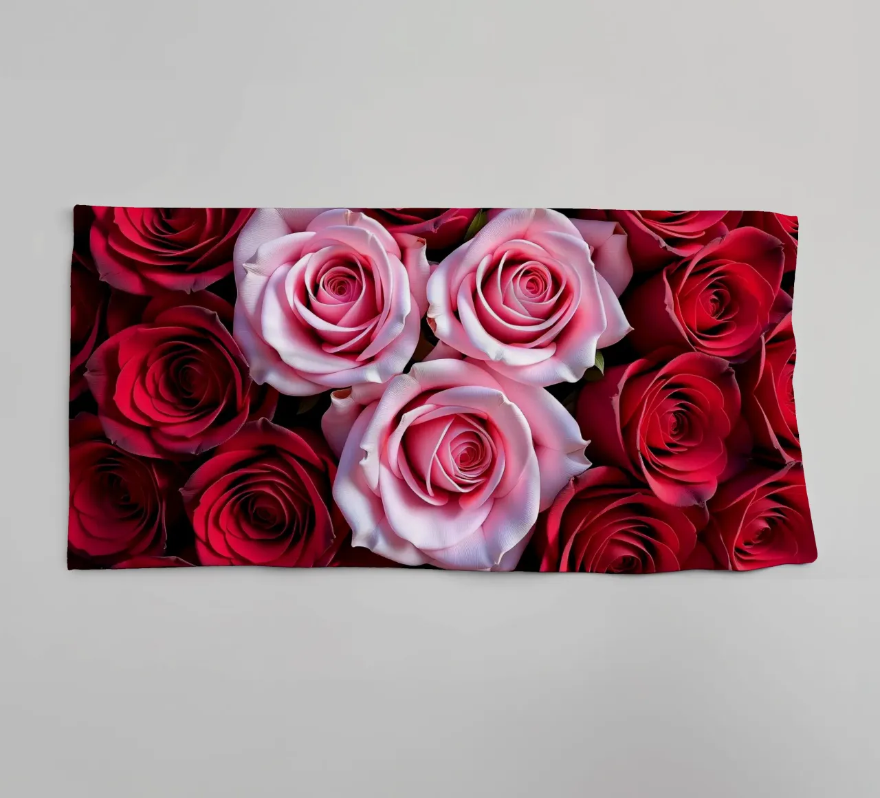 Rosen_rot_pink_2 asciugamano da bagno da Farb- und Blütenzauber by LK