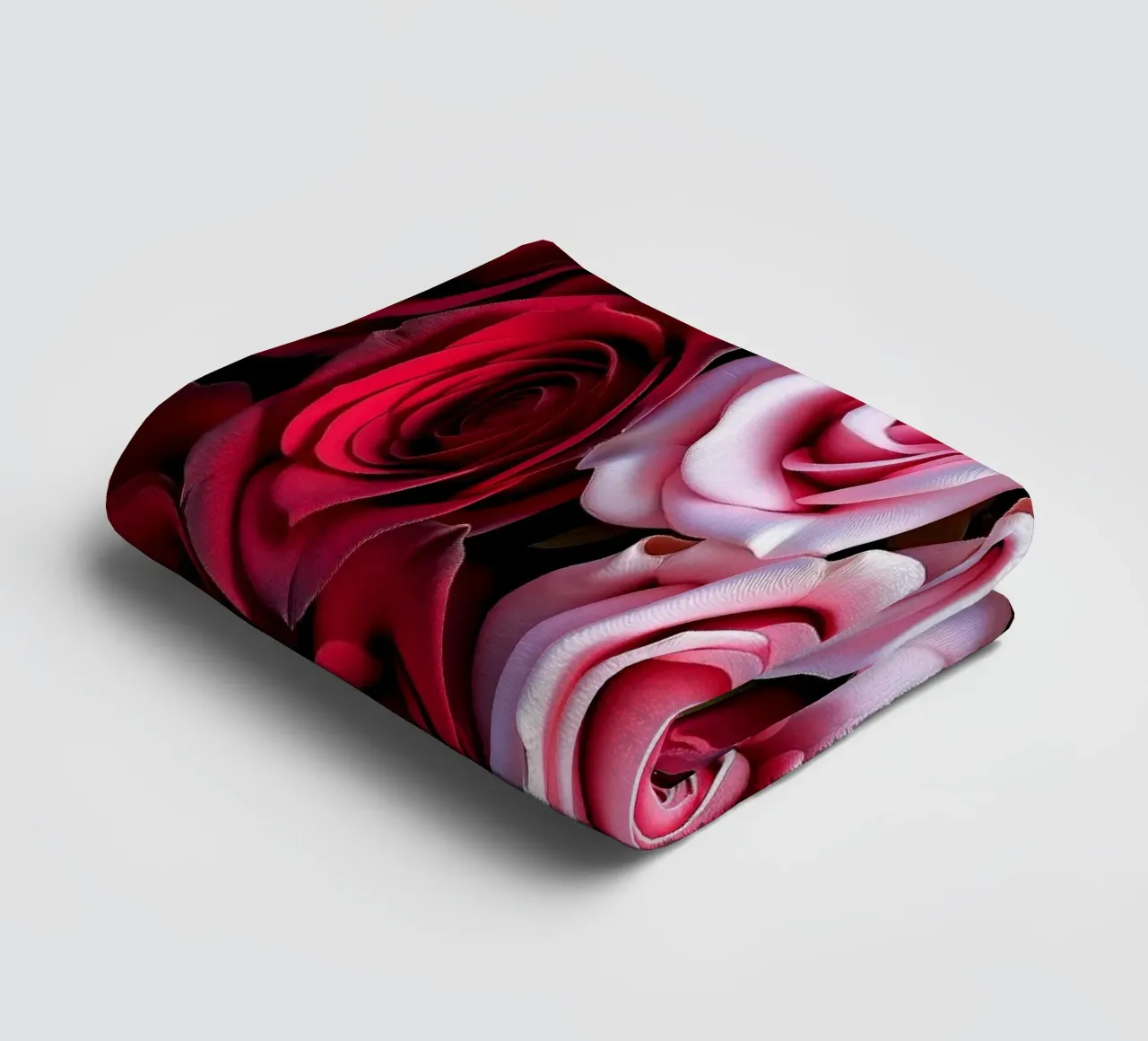 Rosen_rot_pink_2 asciugamano da bagno da Farb- und Blütenzauber by LK