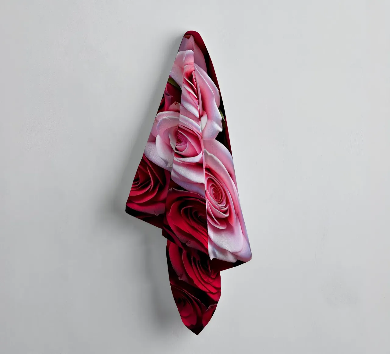 Rosen_rot_pink_2 asciugamano da bagno da Farb- und Blütenzauber by LK