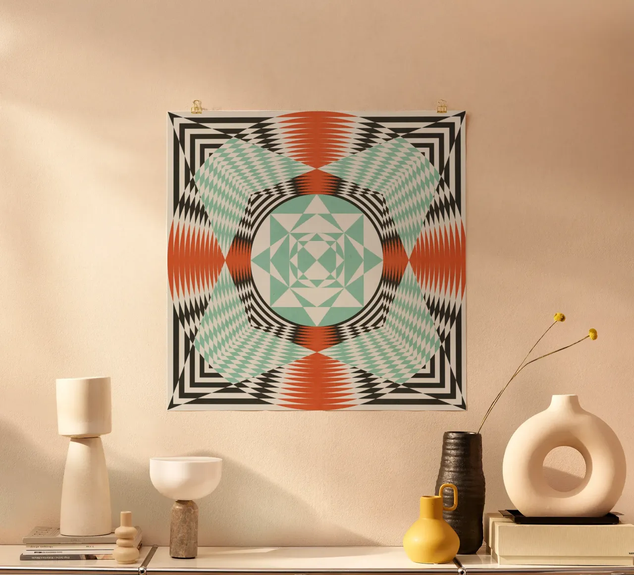 Al centro poster da Abstract 888