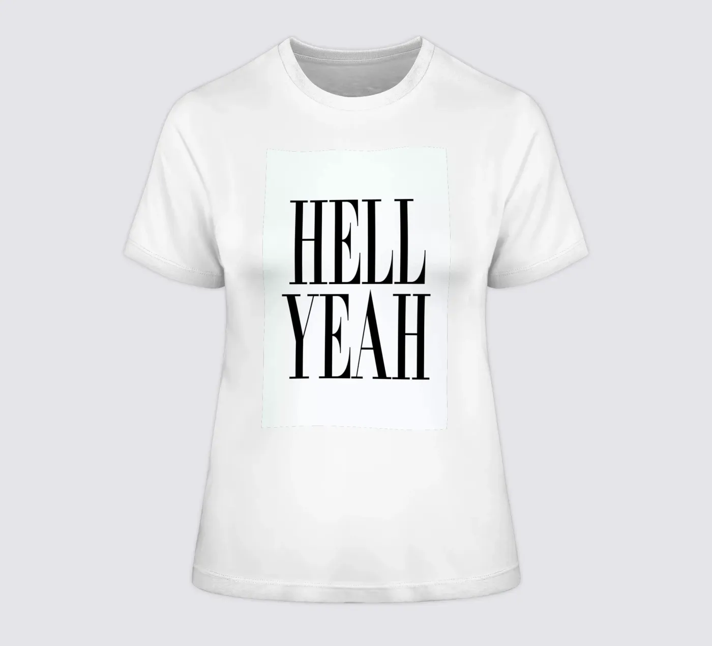 Hell Yeah dames t-shirt getailleerd van Honeymoon Hotel