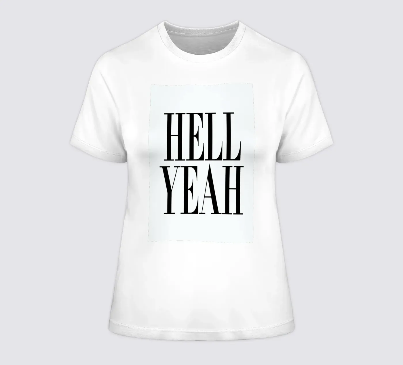 Hell Yeah dames t-shirt getailleerd van Honeymoon Hotel
