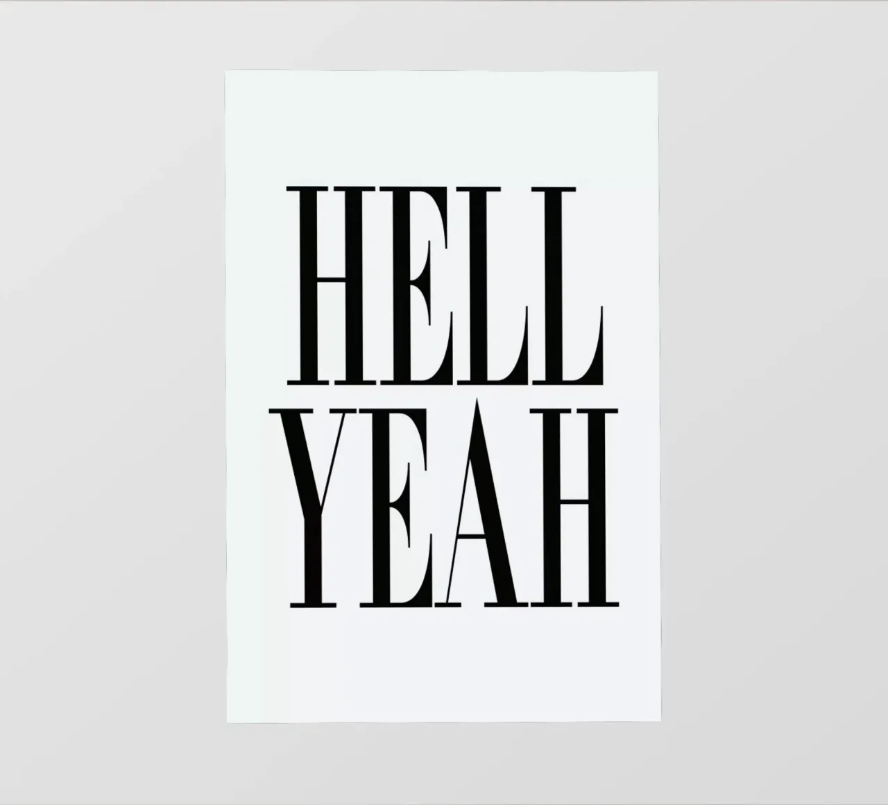 Hell Yeah PVC Plane von Honeymoon Hotel