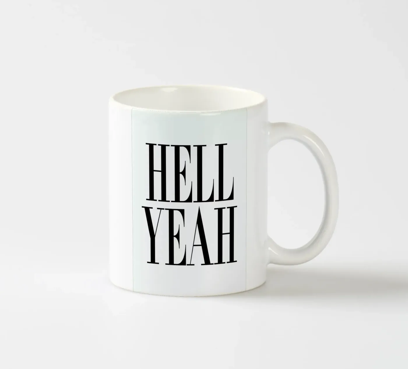 Hell Yeah ceramic mug by Honeymoon Hotel