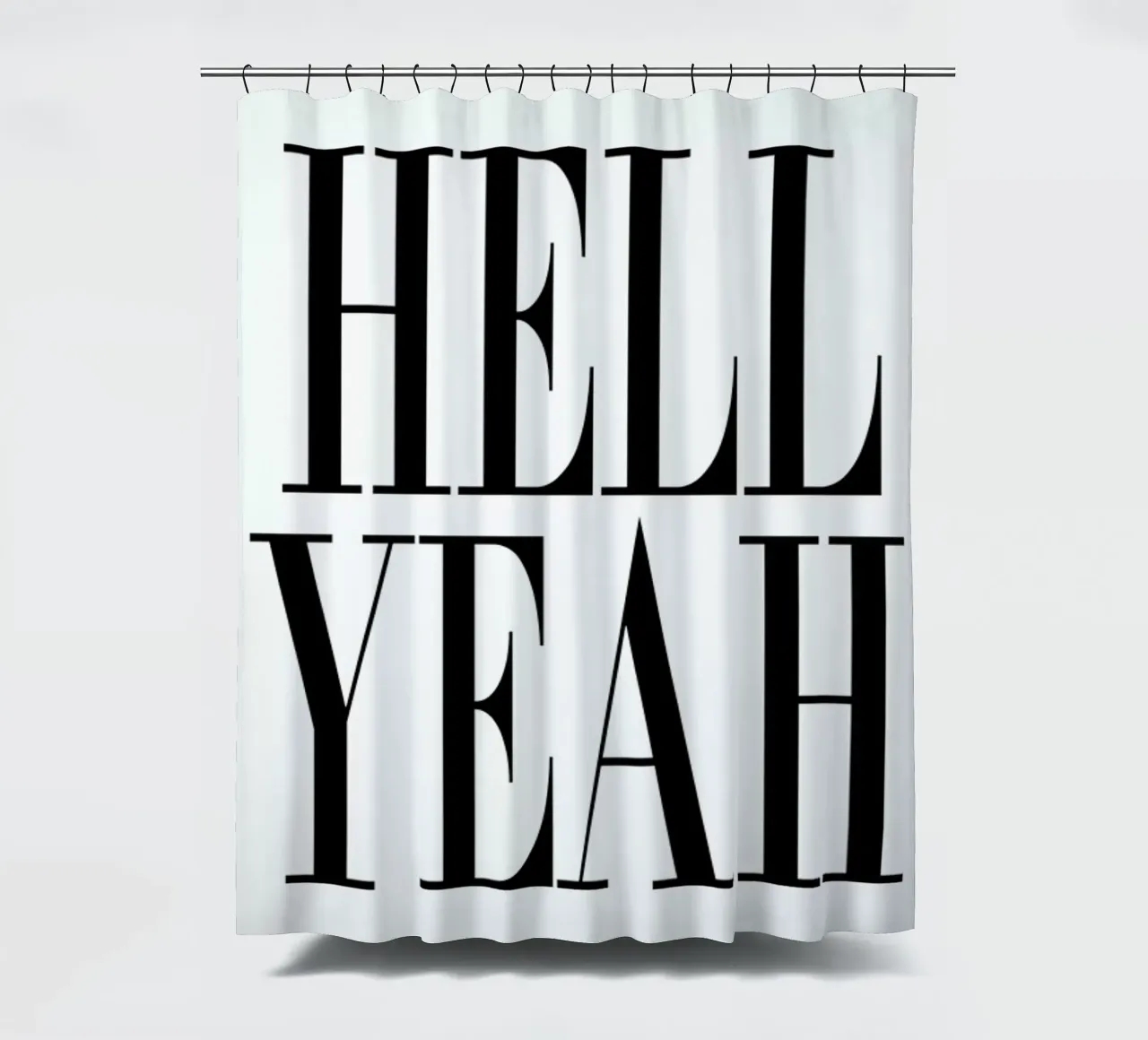 Hell Yeah tenda da doccia da Honeymoon Hotel