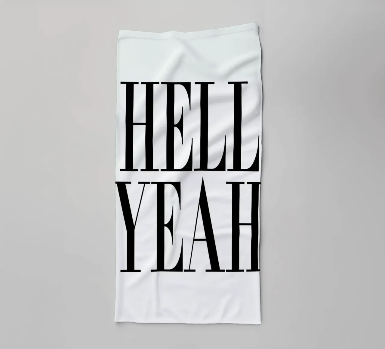 Hell Yeah towel by Honeymoon Hotel