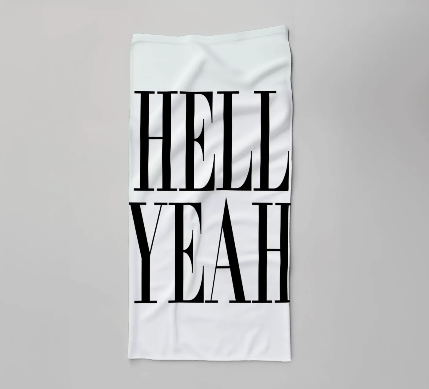 Hell Yeah towel by Honeymoon Hotel