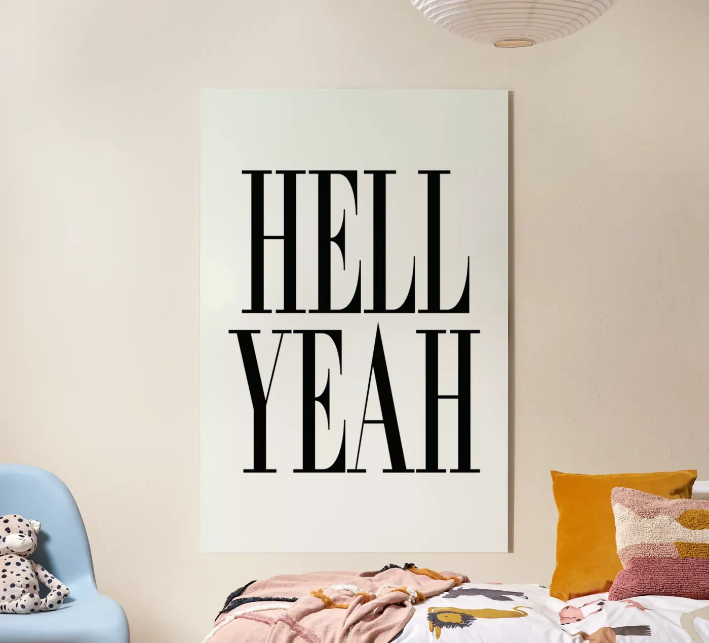 Hell Yeah plexiglass da Honeymoon Hotel