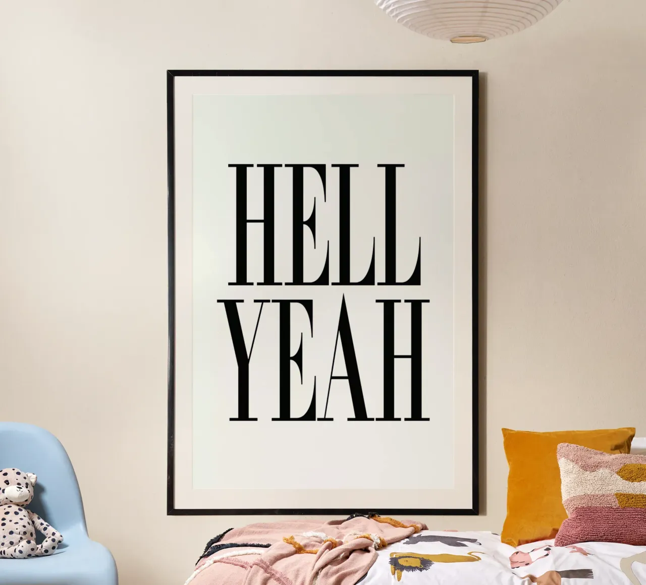 Hell Yeah poster van Honeymoon Hotel