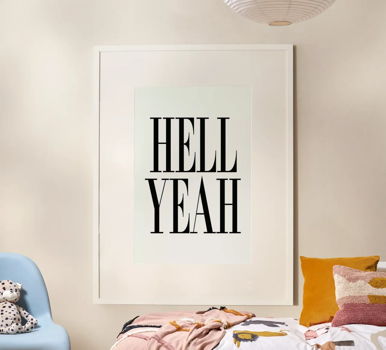 Hell Yeah poster van Honeymoon Hotel