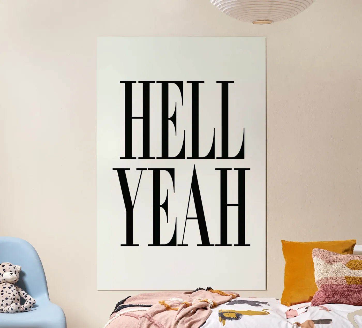Hell Yeah poster van Honeymoon Hotel