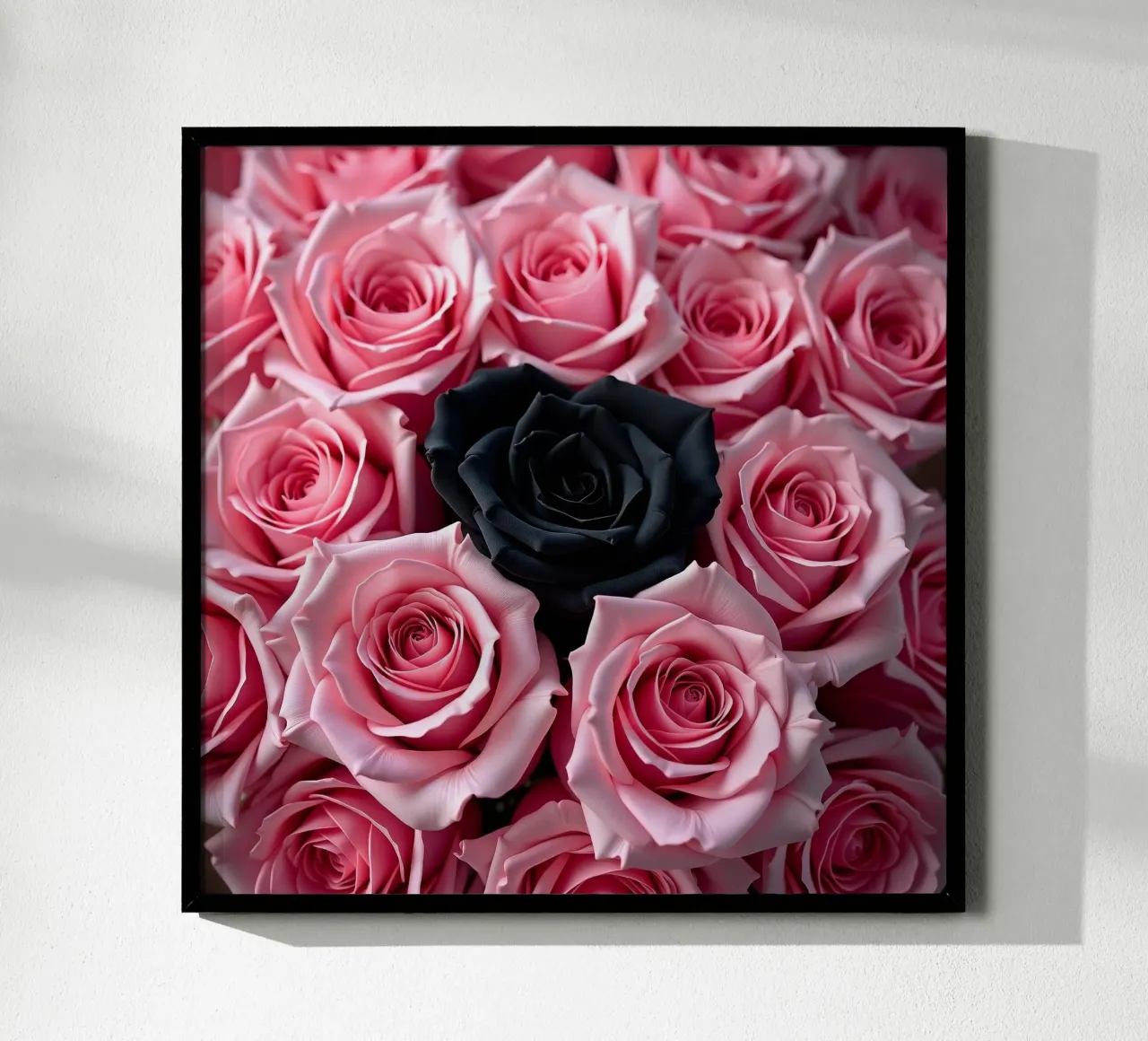 Rose_rosa_nero_1 poster da Farb- und Blütenzauber by LK