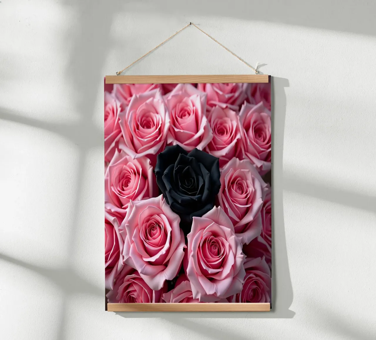 Rose_rosa_nero_1 poster da Farb- und Blütenzauber by LK