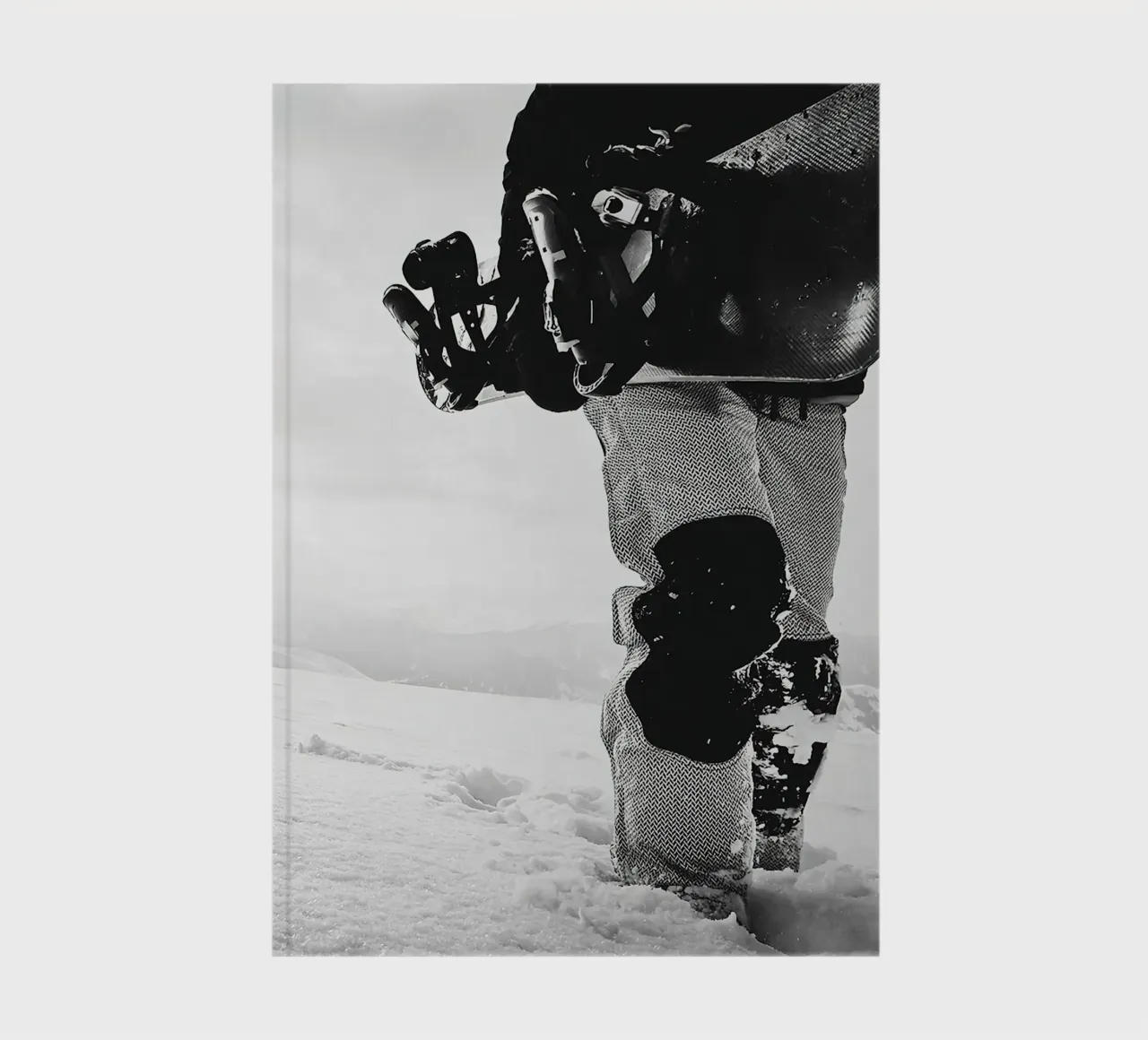 Walking on a Snowdrift notebook by World of Pearce