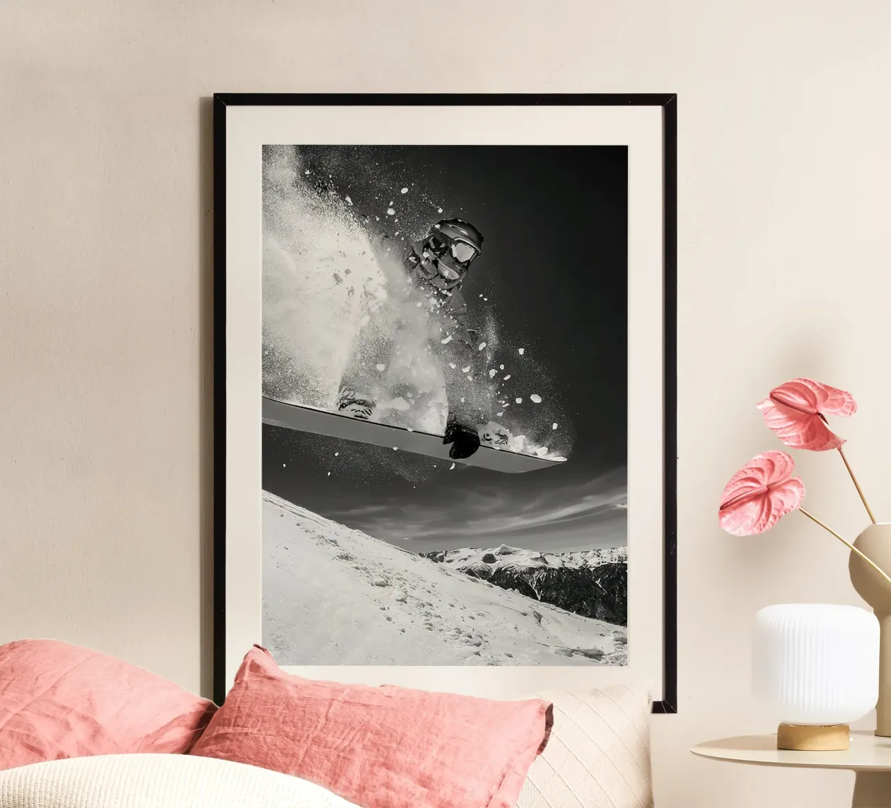 Springen in der Luft Poster von World of Pearce