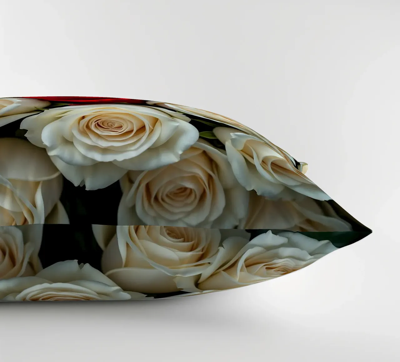 rose_bianco_rosso_1 cuscino da Farb- und Blütenzauber by LK