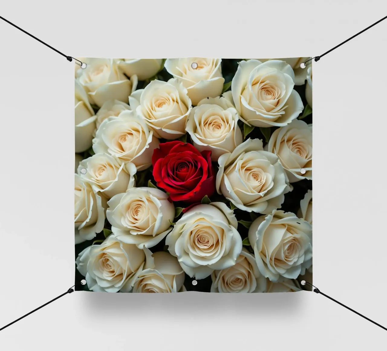 rose_bianco_rosso_1 telo in pvc da Farb- und Blütenzauber by LK
