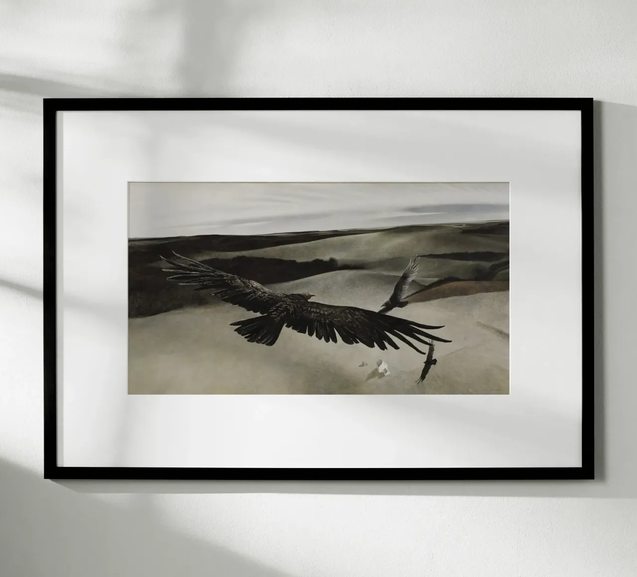 Andrew Wyeth in volo poster con telaio in plastica da Trudeau Art Studio