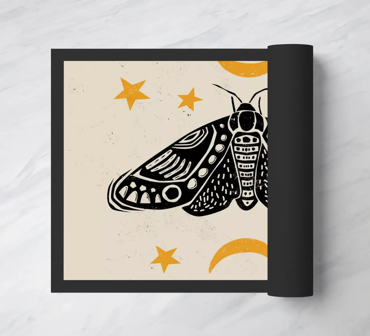 The Moth doormat by Indigo Rain