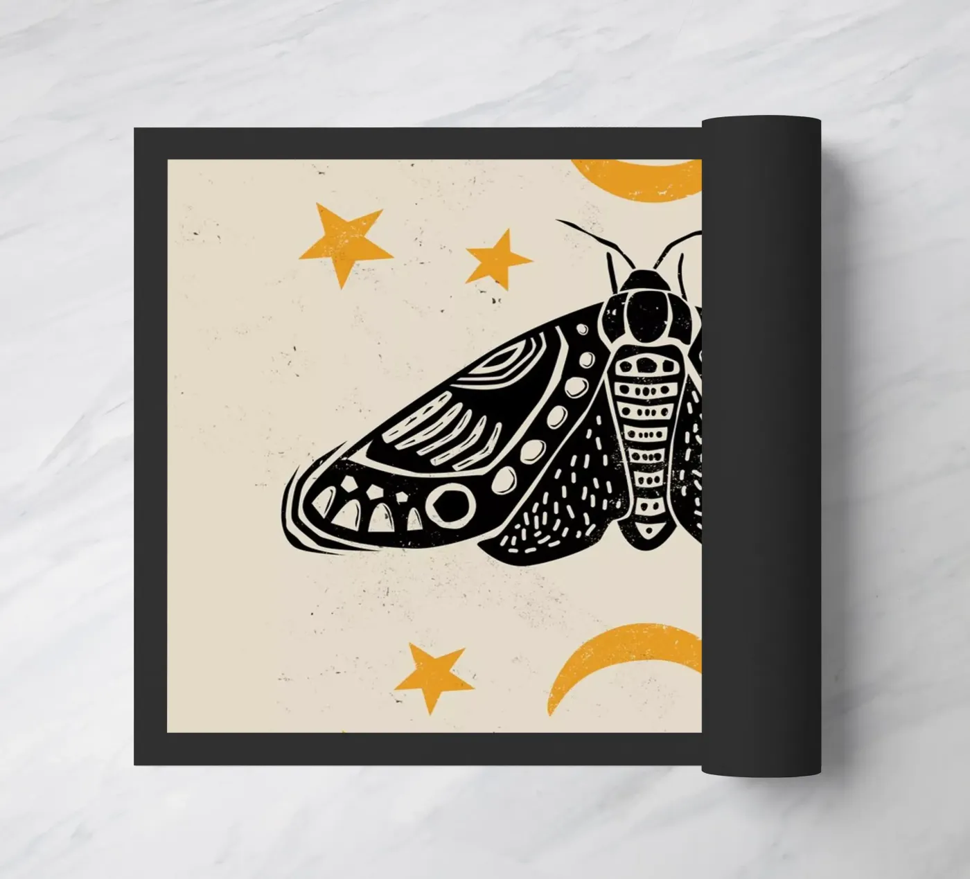 The Moth doormat by Indigo Rain