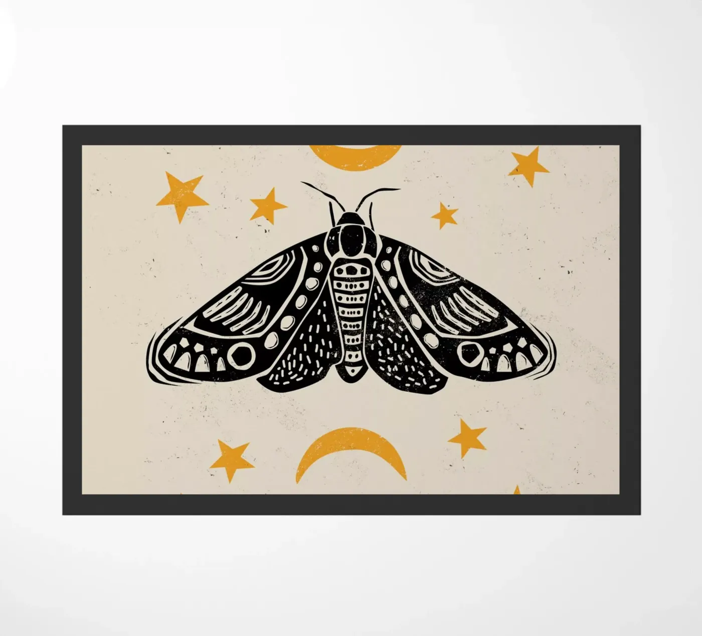 The Moth doormat by Indigo Rain