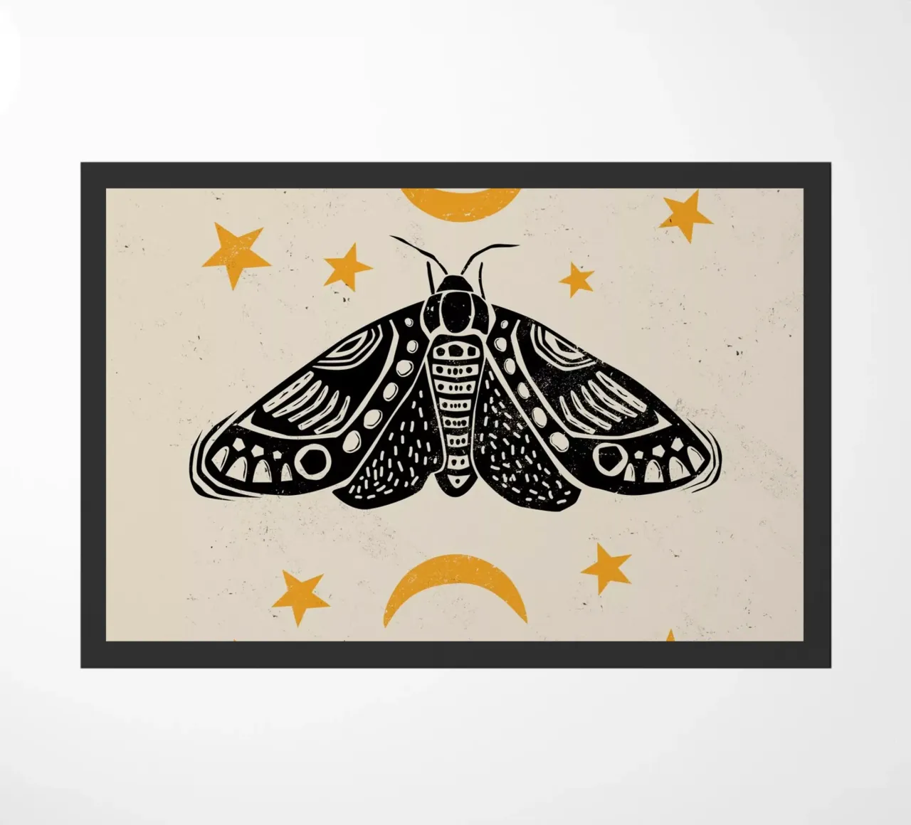 The Moth doormat by Indigo Rain