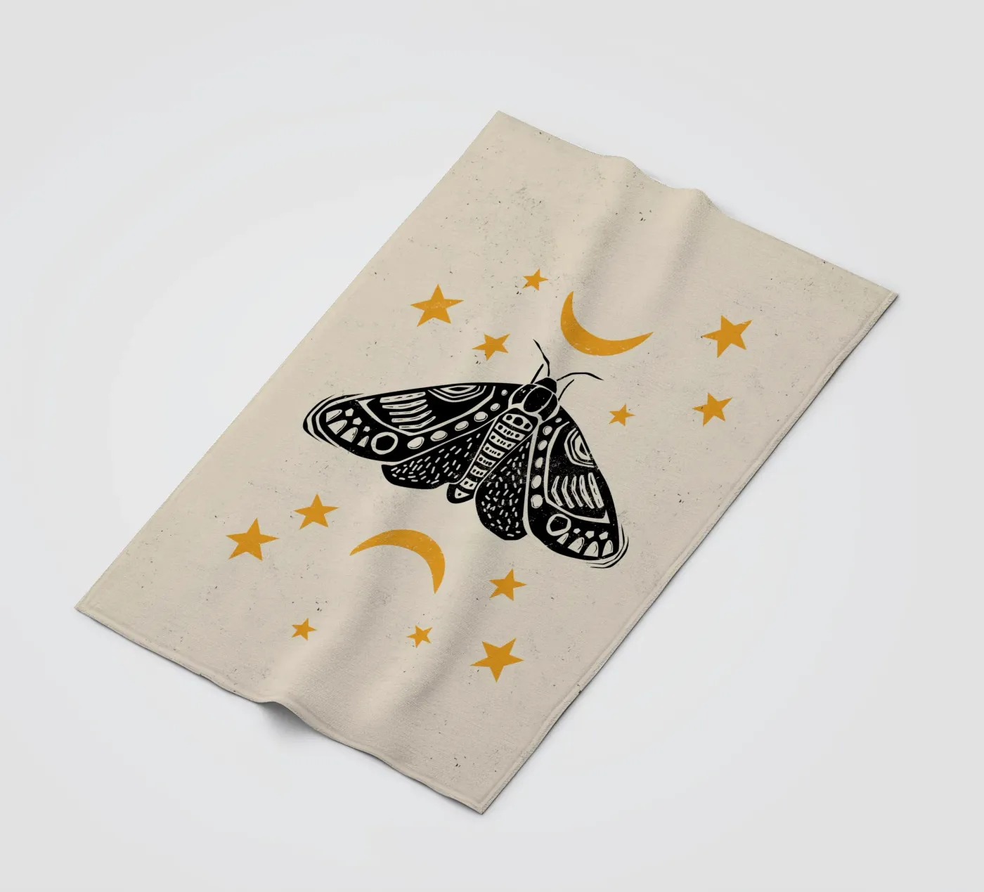 Die Motte Fleecedecke von Indigo Rain